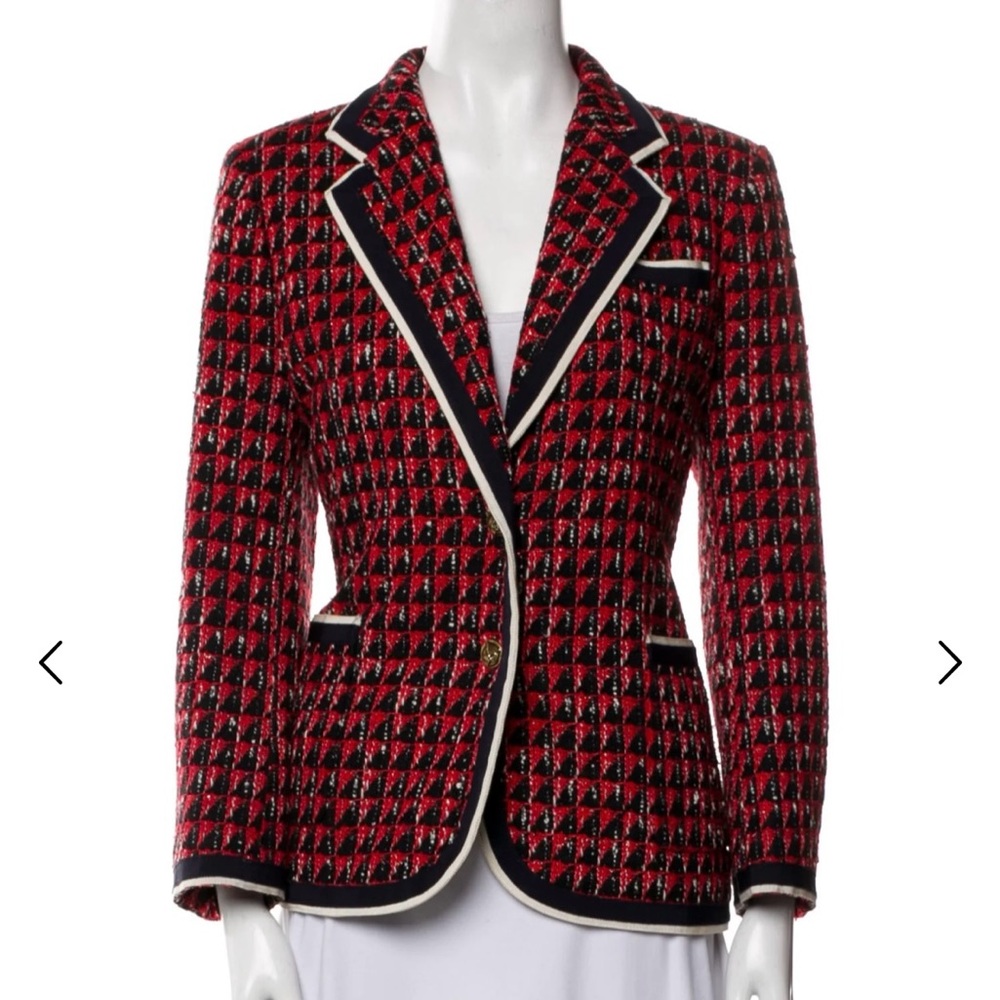 Gucci Women's Blazer Red & Black